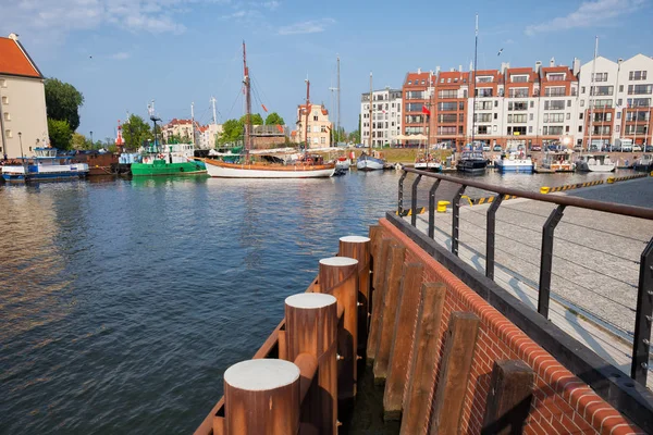 Gdansk Marina Entrance — Stock Photo, Image