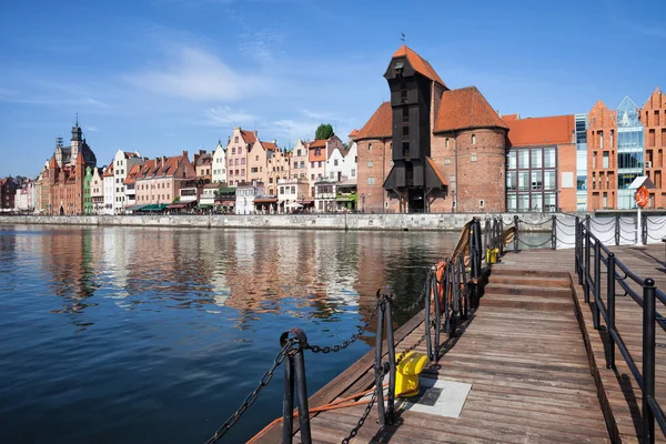 Malebné město Gdaňsk, Polsko — Stock fotografie