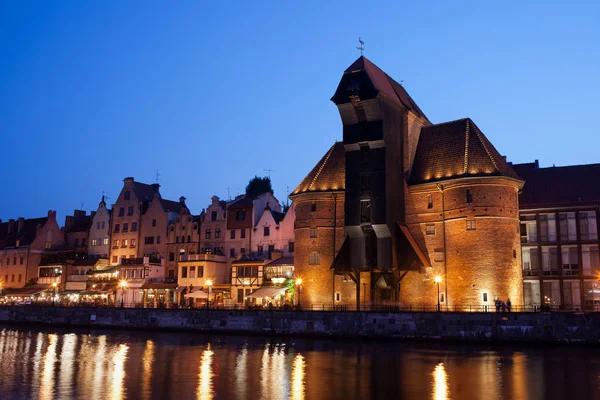 Gdansk by Night — Stock Photo, Image