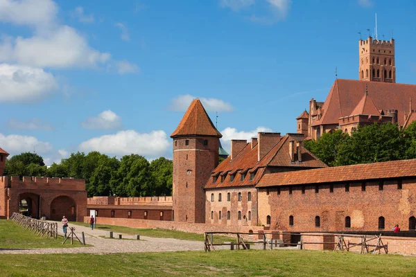 Zamek w Malborku — Zdjęcie stockowe