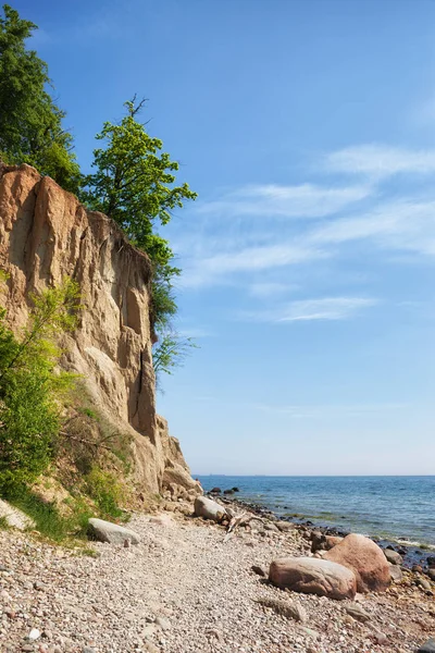 Orlowo Cliff at Baltic Sea in Gdynia — Stock Photo, Image