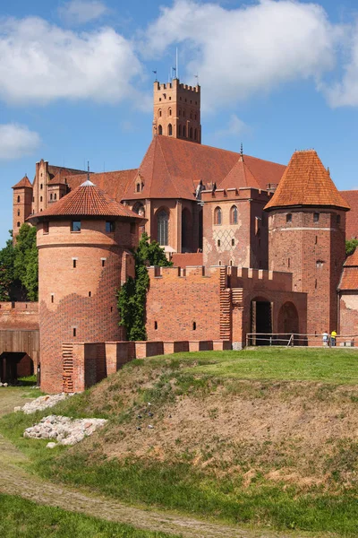 Malbork kasteel in Polen — Stockfoto