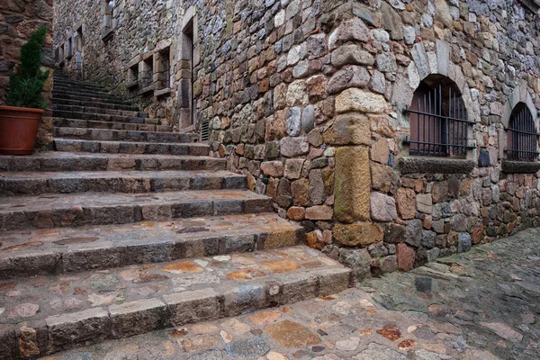 Vieille ville de Tossa de Mar en Espagne — Photo