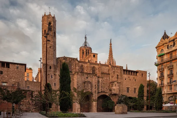 Gotycka Kaplica św Agatha w Barcelona — Zdjęcie stockowe