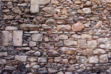Medieval Stone Wall Background  clipart