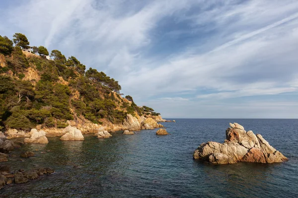 Costa Brava Küste in Spanien — Stockfoto