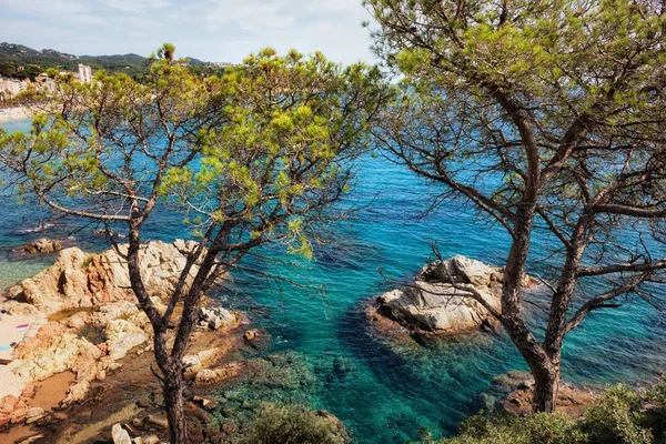 Costa Brava Côte de la mer en Espagne — Photo