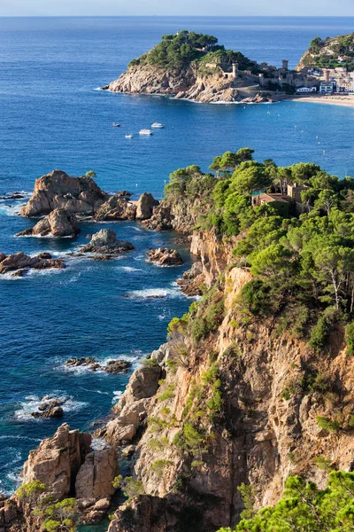 Costa Brava Sea Coast in Tossa de Mar — ストック写真