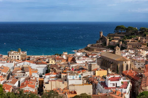 Ville de Tossa de Mar sur la Costa Brava en Espagne — Photo