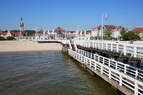 Resort Town Sopot Polonya — Stok fotoğraf