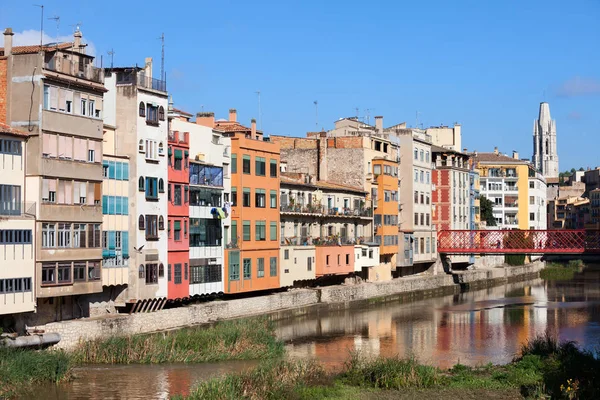 Ciudad de Girona Skyline en España —  Fotos de Stock