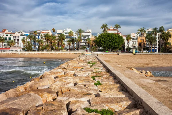 Resort Cidade de Sitges em Espanha — Fotografia de Stock