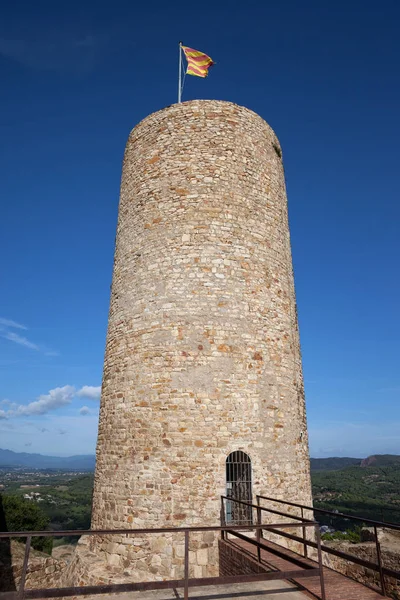 Castelo de Sant Joan Tower em Blanes — Fotografia de Stock