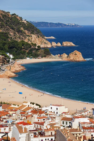 Tossa de Mar on Costa Brava in Spain — стокове фото