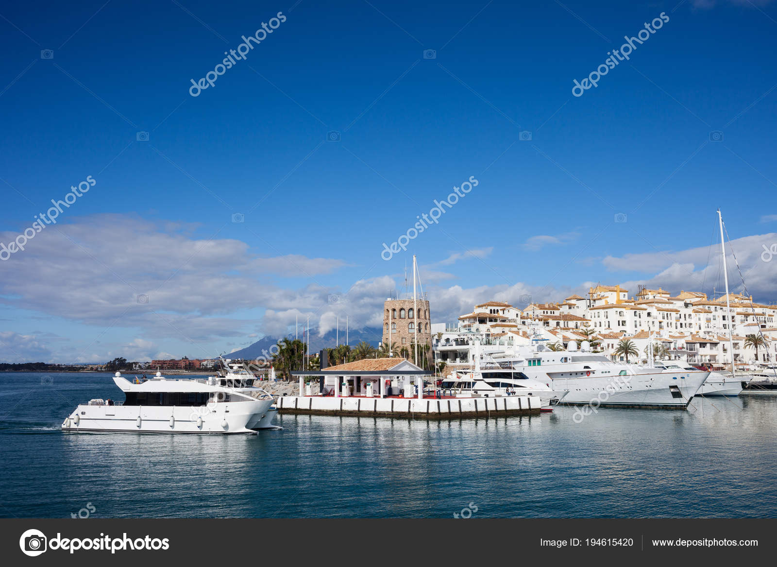 Puerto Banus Marina on Costa del Sol in Spain Stock Photo by ©rognar  194615420