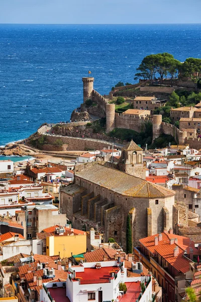 Tossa de Mar Town i Spanien — Stockfoto