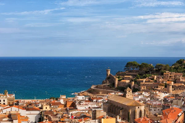 Tossa de Mar Town op Costa Brava in Spanje — Stockfoto