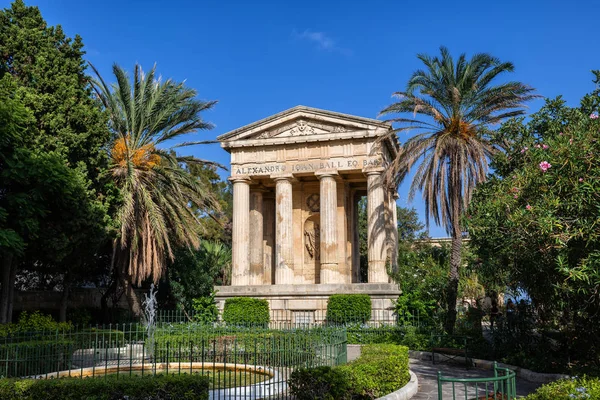 Nedre Barrakka Gardens i Valletta Malta — Stockfoto