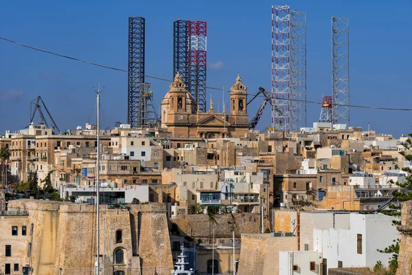 Senglea stad på Malta — Stockfoto