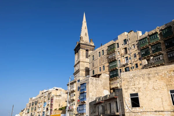 Ciudad vieja de La Valeta en Malta — Foto de Stock