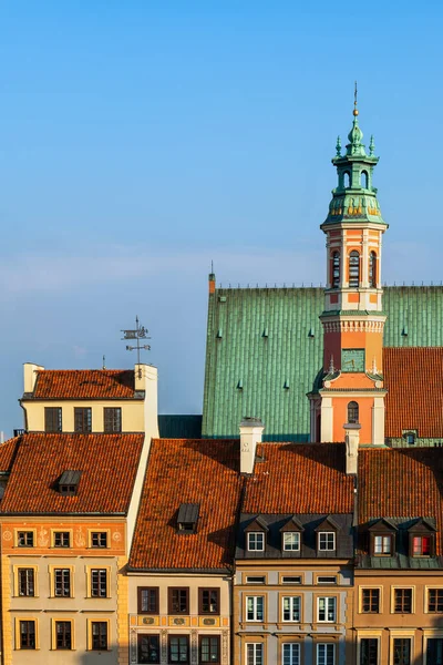 Od Town Houses in Warsaw, Poland — Stock Photo, Image