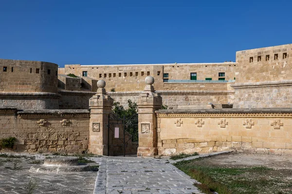 Fort saint elmo ve Vallettě, malta — Stock fotografie