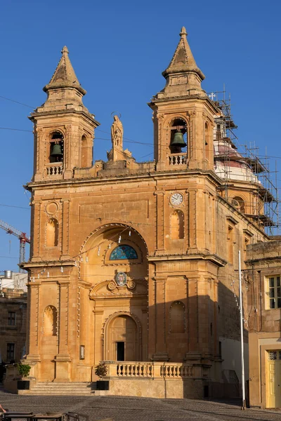 Parish Church of Our Lady of Pompei in Malta — Stockfoto