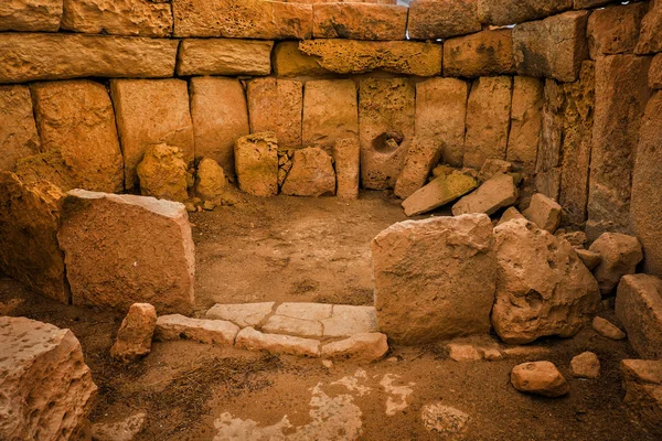 Hagar qim megalithische tempel in malta — Stockfoto