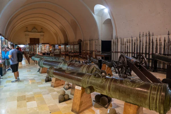 Grootmeester Palace Armoury in Valletta in Malta Rechtenvrije Stockafbeeldingen