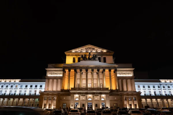 Varsó Lengyelország 2019 December Nagyszínház Nemzeti Opera Lengyel Teatr Wielki — Stock Fotó