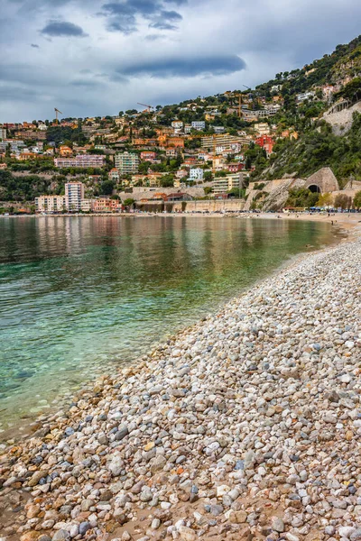 Strand Und Meer Villefranche Sur Mer Der Côte Azur Frankreich — Stockfoto