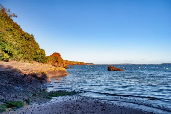 Pohled Moře Pláže Dunmore East Irsko — Stock fotografie