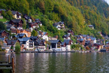 Hallstatt Avusturya Alpleri'nde Hallstatter görmek