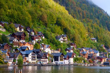 Hallstatt Avusturya Alpleri'nde Hallstatter görmek