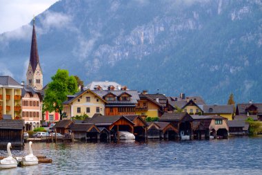 Hallstatt Avusturya Alpleri'nde Hallstatter görmek