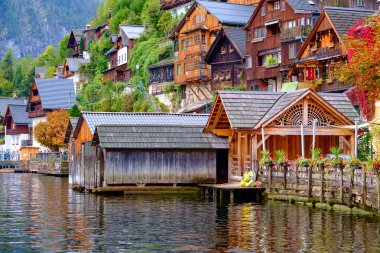 Hallstatt Avusturya Alpleri'nde Hallstatter görmek