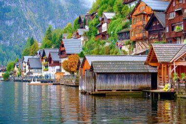 Hallstatt Avusturya Alpleri'nde Hallstatter görmek