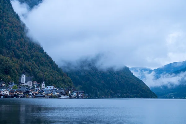 Hallstatt Zobacz Hallstatter Alpy Austriackie — Zdjęcie stockowe