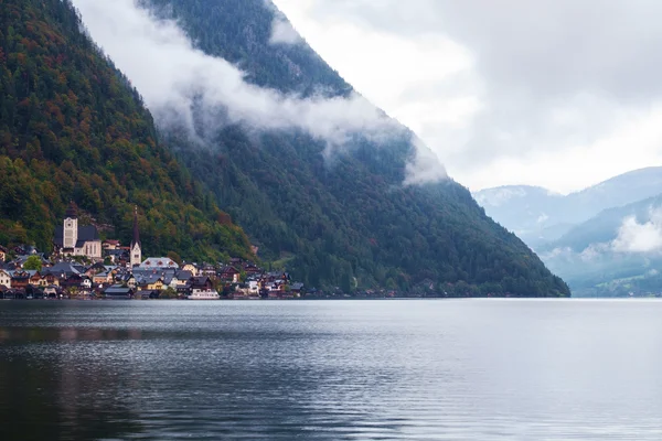 Hallstatt Avusturya Alpleri'nde Hallstatter görmek — Stok fotoğraf