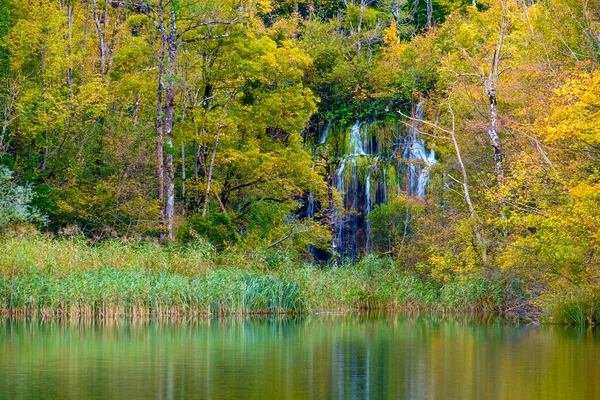 Водопады Плитвицкого национального парка — стоковое фото