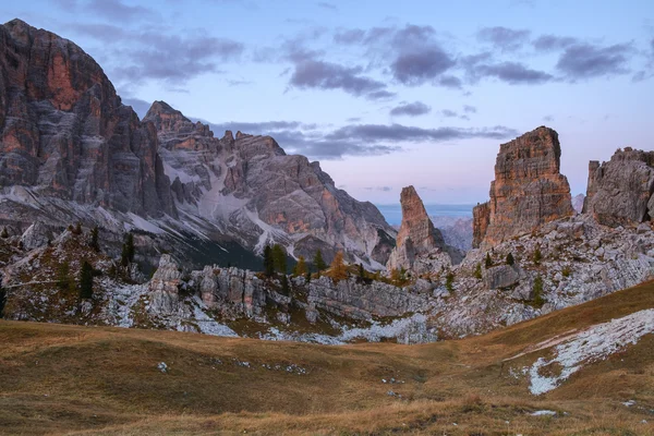 Tofana i dolomit Alperna — Stockfoto