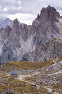 Cadini di Misurina range in Dolomites, Italy