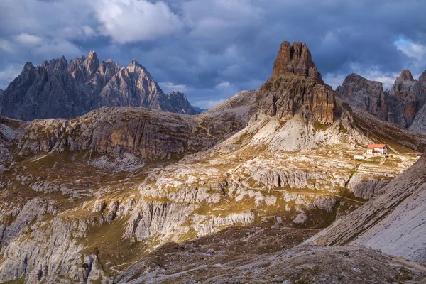 Panorama gór Dolomity, Włochy — Zdjęcie stockowe