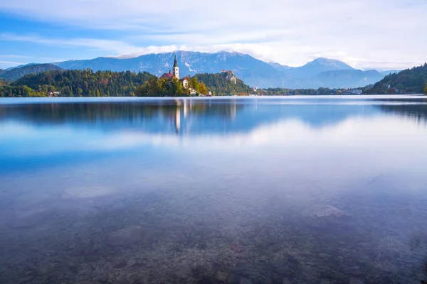 Bled med sjö, Slovenien — Stockfoto