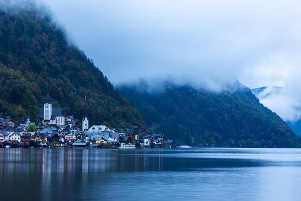 Küçük ünlü Köyü Hallstatt, Avusturya — Stok fotoğraf