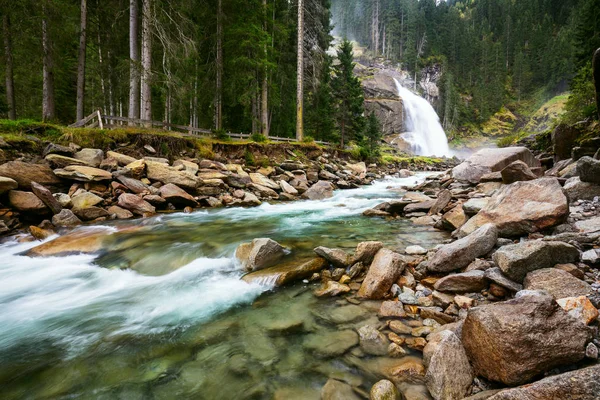 Cachoeira Krimmler na Áustria — Fotografia de Stock