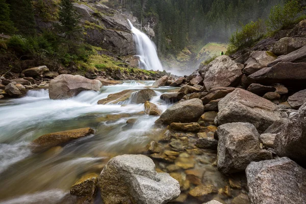 stock image Krimmler waterfall in Austria