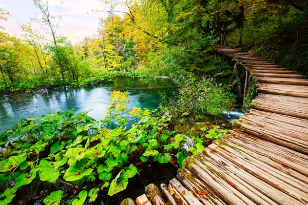 Cachoeiras do Parque Nacional de Plitvice — Fotografia de Stock