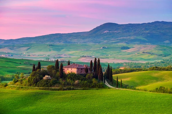 Toscane, Italiaans landschap — Stockfoto