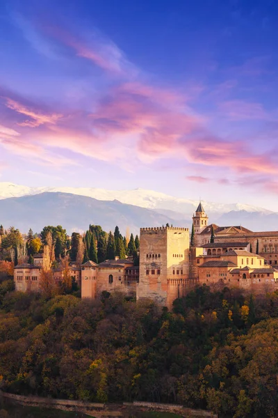 Alhambra Palace, Granada, Spain — стоковое фото